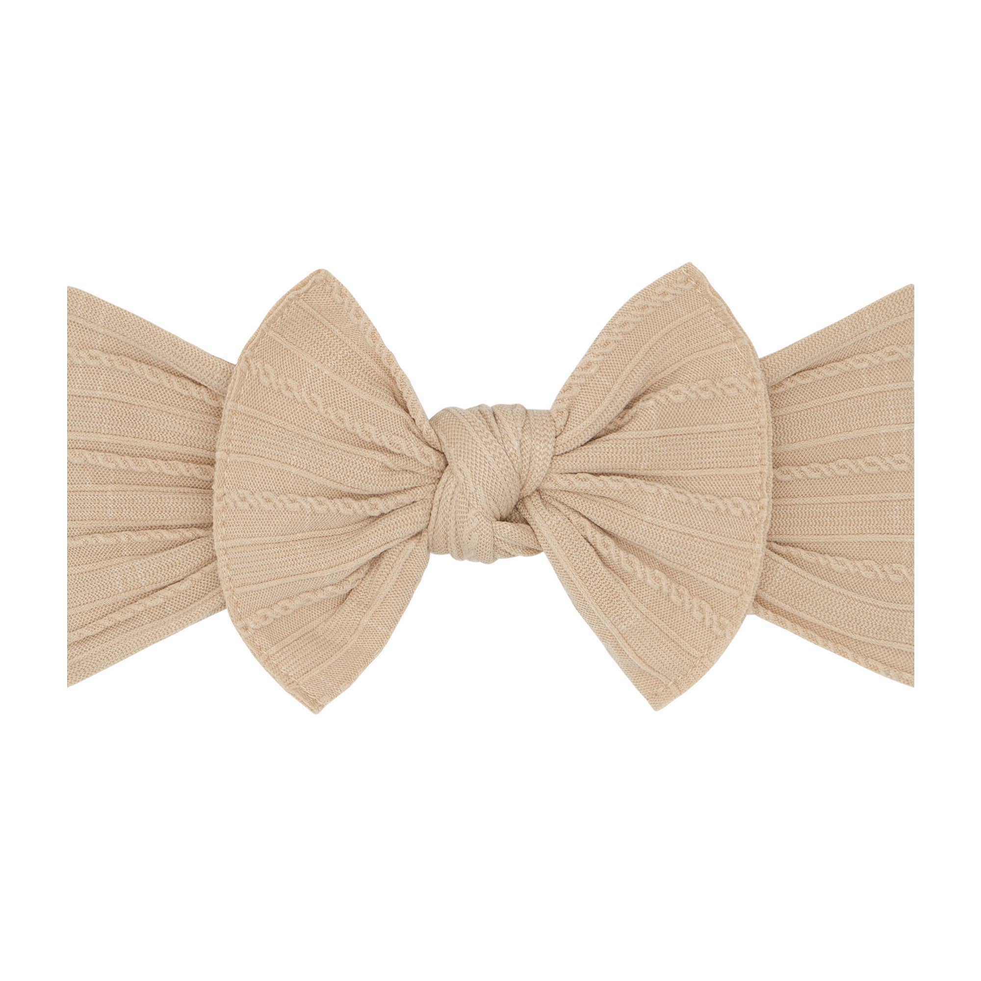Baby Bling Bows - Wholesale Hair Bow - Baby - Baby Bling® Cable Knit Knot soft nylon headband4