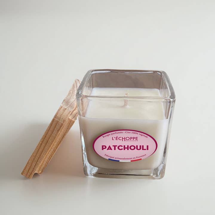 L'Échoppe Buissonnière - Wholesale Jar/Filled Candle - Scented Candle 85g - Oriental & Spicy - Small Square Jar2