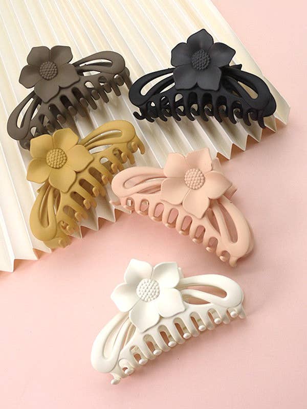 PINZAS PARA EL PELO MATE CON FORMA DE MEDIA LUNA, OVALADA, TAMAÑO JUMBO | 40H555 para venta al por mayor de JOSSLYN by wall to wall