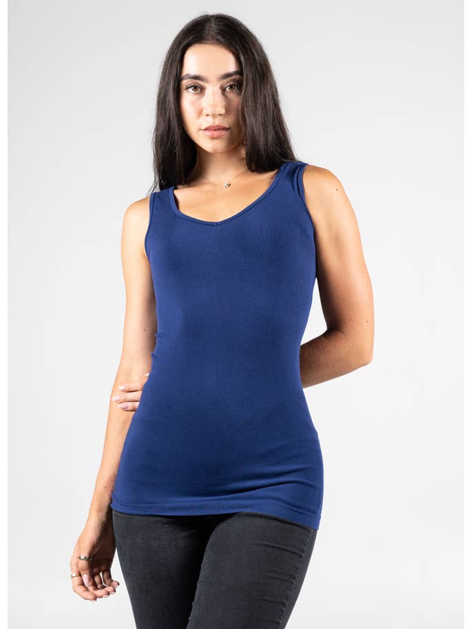 C'est Moi Clothing Co - Wholesale Tank Top - Women's - Bamboo Reversible Tank- CEBT111530