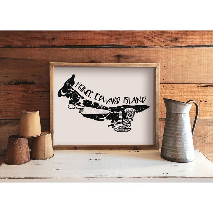 Stampa dell'isola del Principe Edoardo per la vendita all'ingrosso da parte di Mountain Mornings