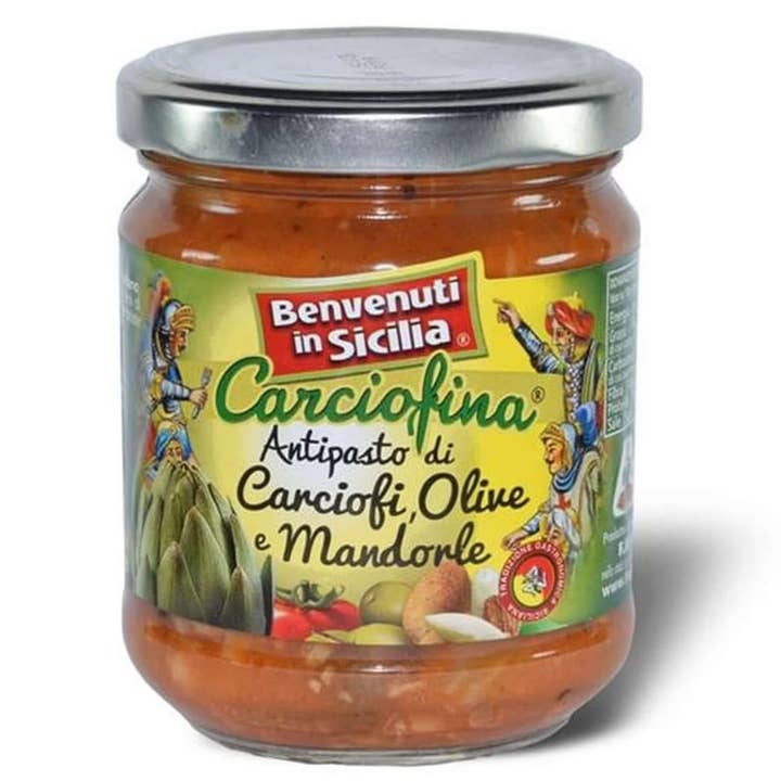 Carciofina vaso da 200g per la vendita all'ingrosso da parte di Nel Cuore della Sicilia