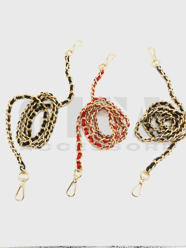 Gold chain shoulder straps for bags 1.20 m for wholesale by Gifa Accessori