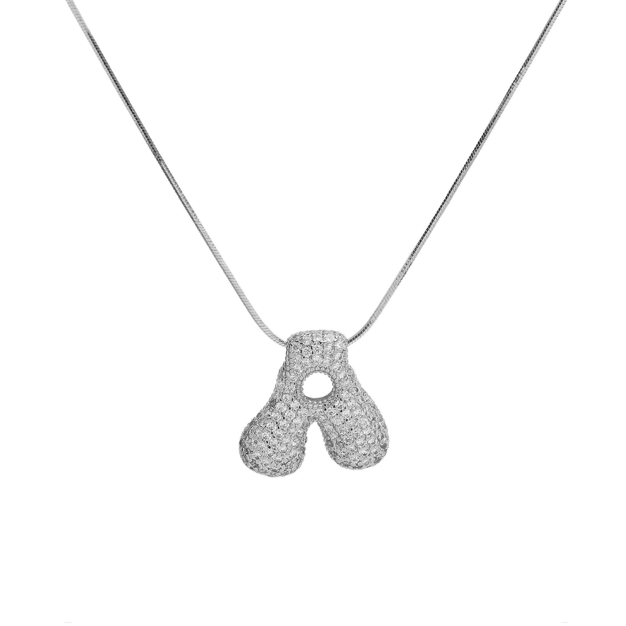 Savvy Bling – wholesale Pendant/charm necklace – Initial Waterdrop 18K Gold Necklace32