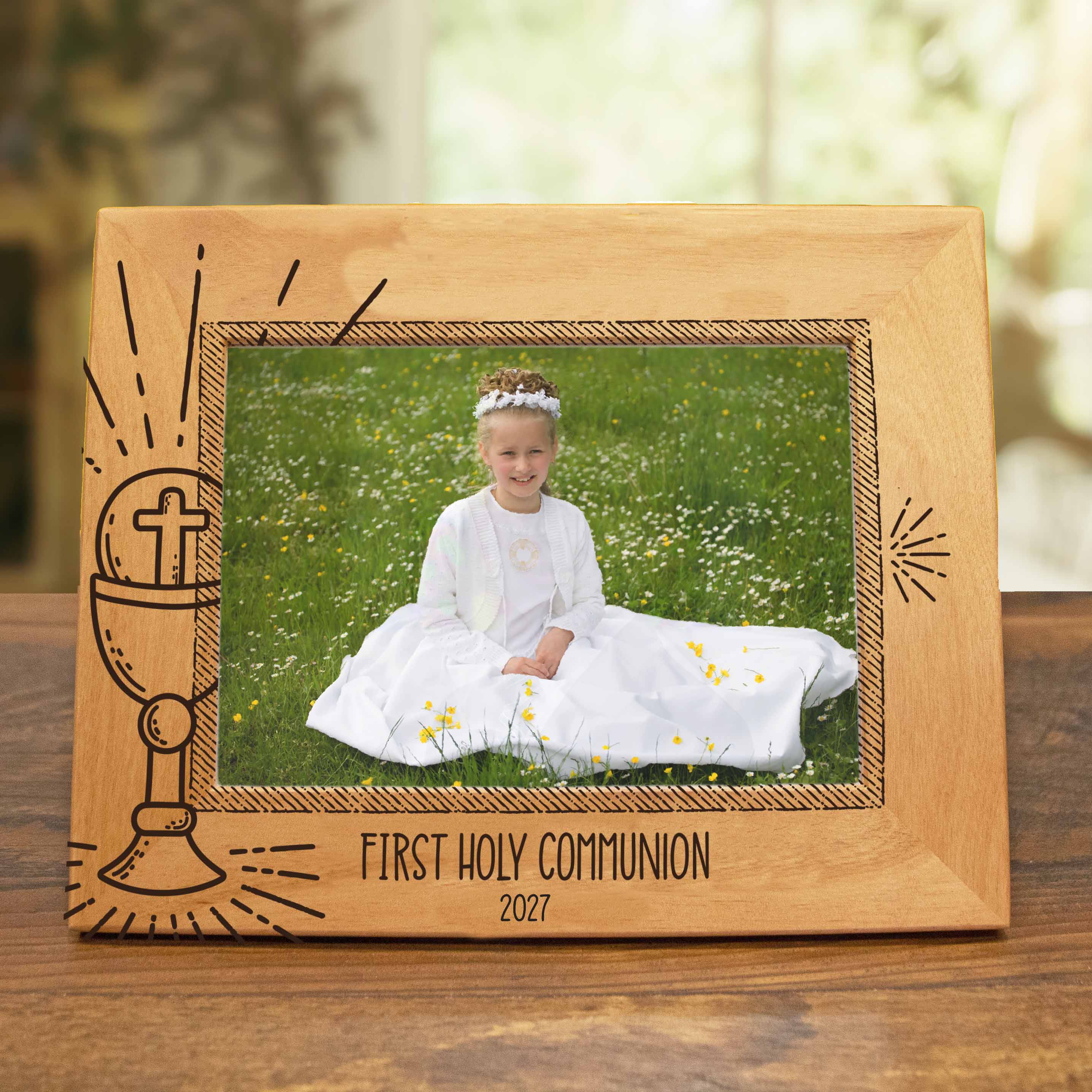 Firefly Wishes - Wholesale Picture Frame - First Holy Communion Wood Picture Frame - Radiant Eucharist6