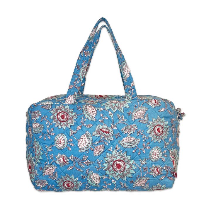 Chippa Sapphire Blooms Large Travel Bag for wholesale by Anju Jewelry