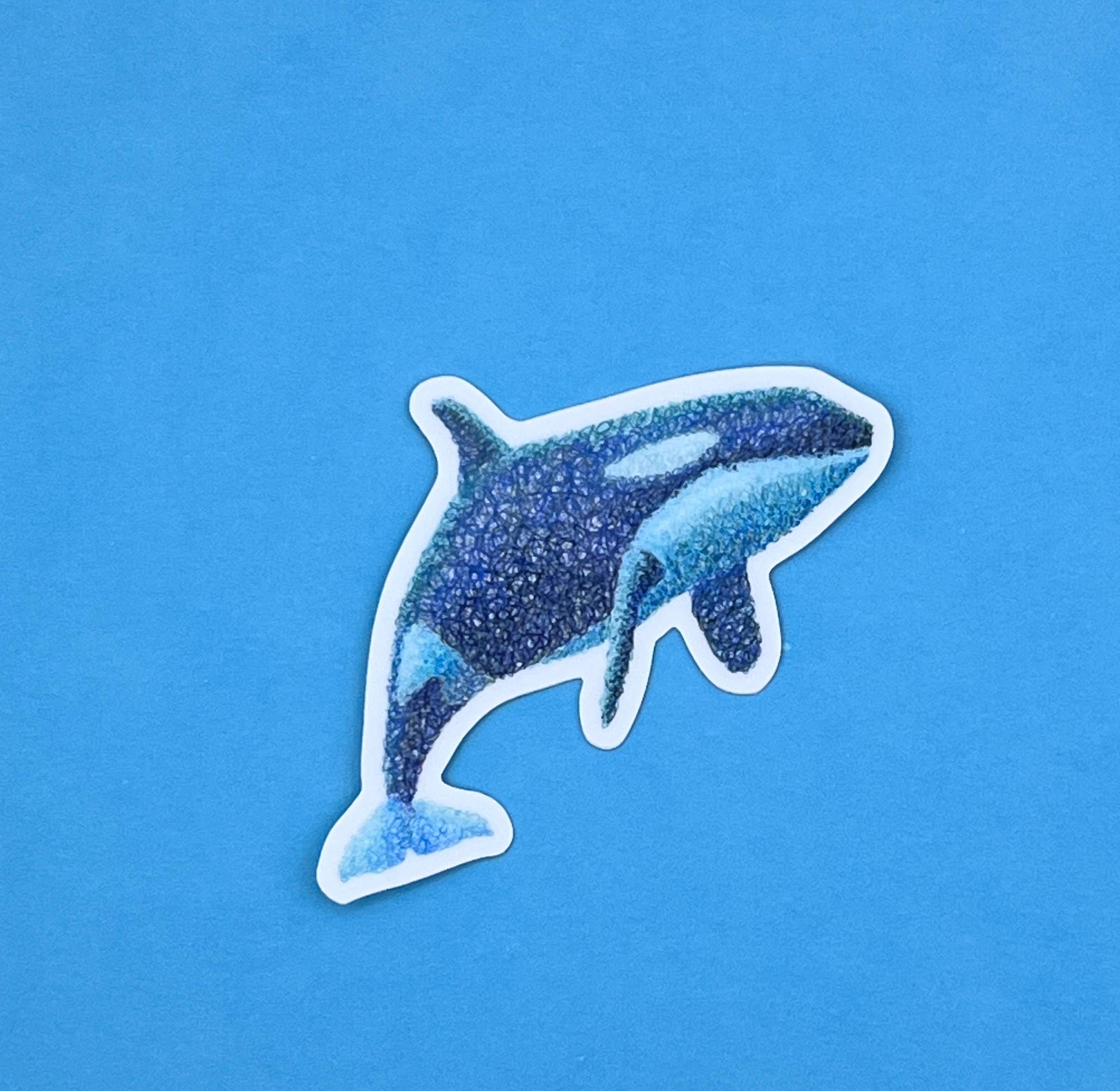 Sea Spray AK - Wholesale Sticker - Orca Whale Vinyl Sticker, Killer Whale, Ocean 2