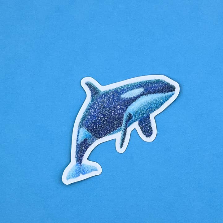 Sea Spray AK - Wholesale Sticker - Orca Whale Vinyl Sticker, Killer Whale, Ocean 2