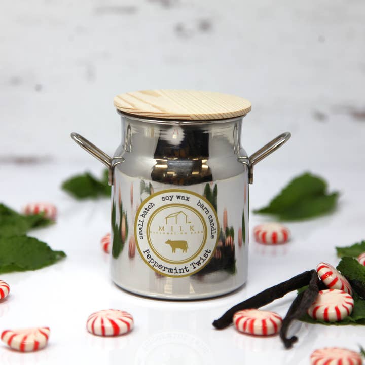 Milk Reclamation Barn - Wholesale Jar/Filled Candle - Stainless Milk Churn Candle - 12.5 oz32