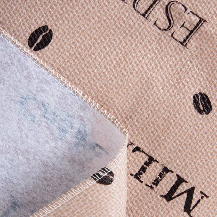 Ray Star - Wholesale Tablecloth - RAY STAR Light brown vintage coffee Tablecloth With Flannel Backing Round and Rectangle