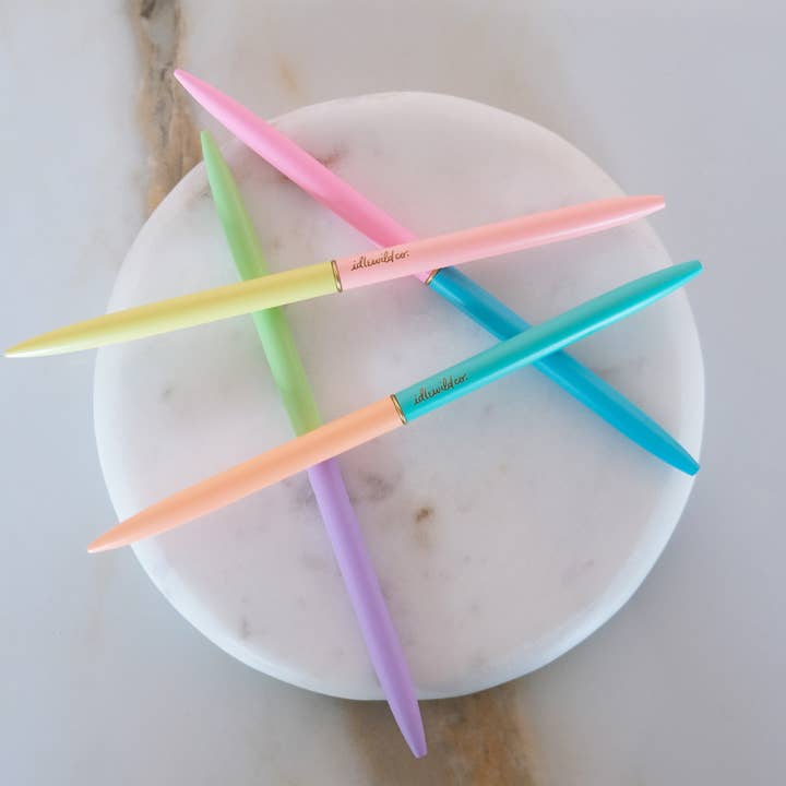 Idlewild Co. - Wholesale Pen - Slim Pens Set of Four | Duo-Tone Neons