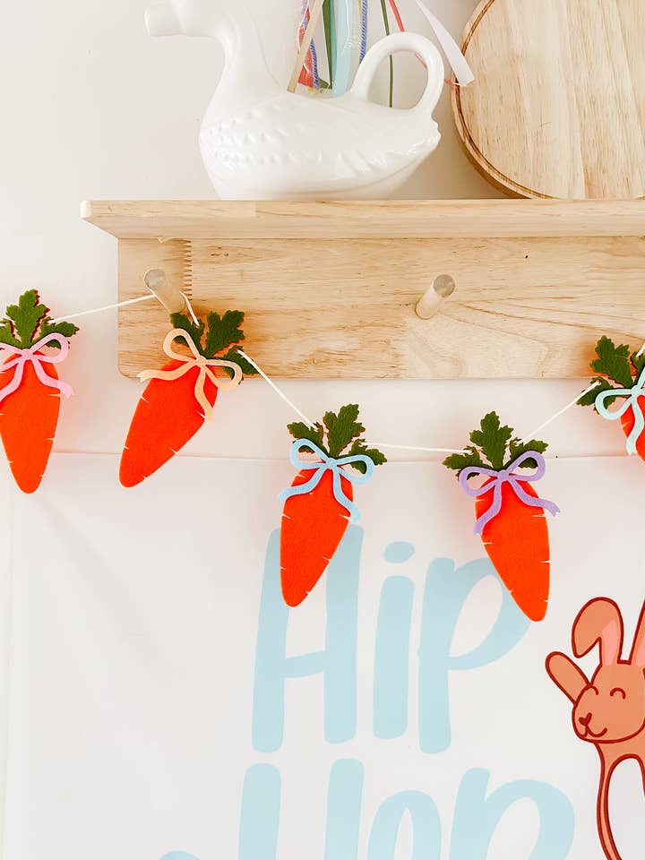 Garland de cenoura por atacado de Goldie Letter Company