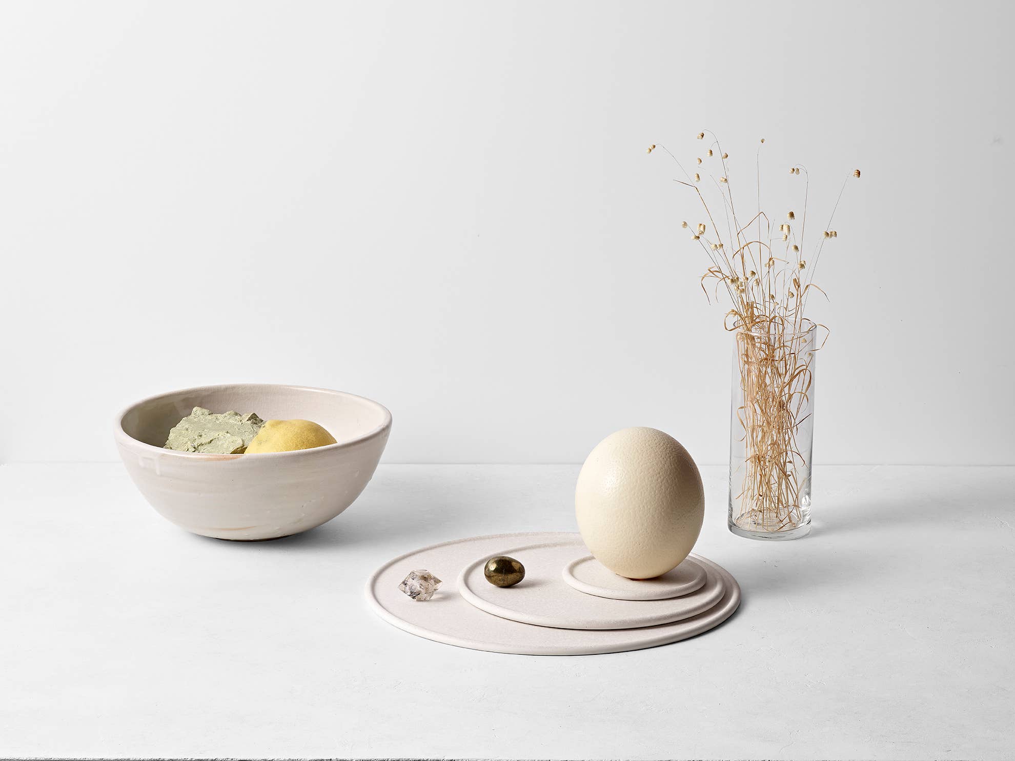 UME Studio – wholesale Prydnadsbricka – Bouton - Svart4