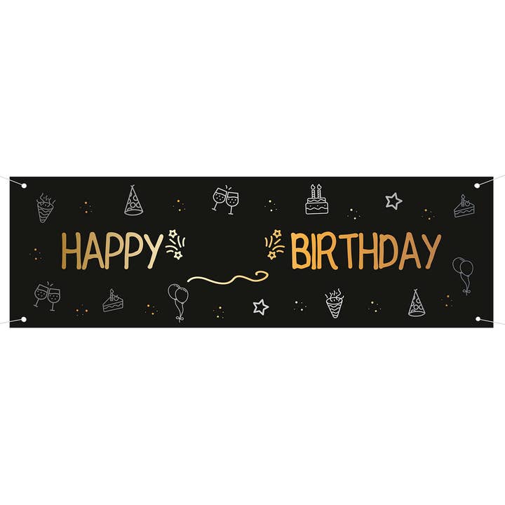 Bannière de rue - Shining Glam - 160 x 50 cm pour la vente par Folat BV