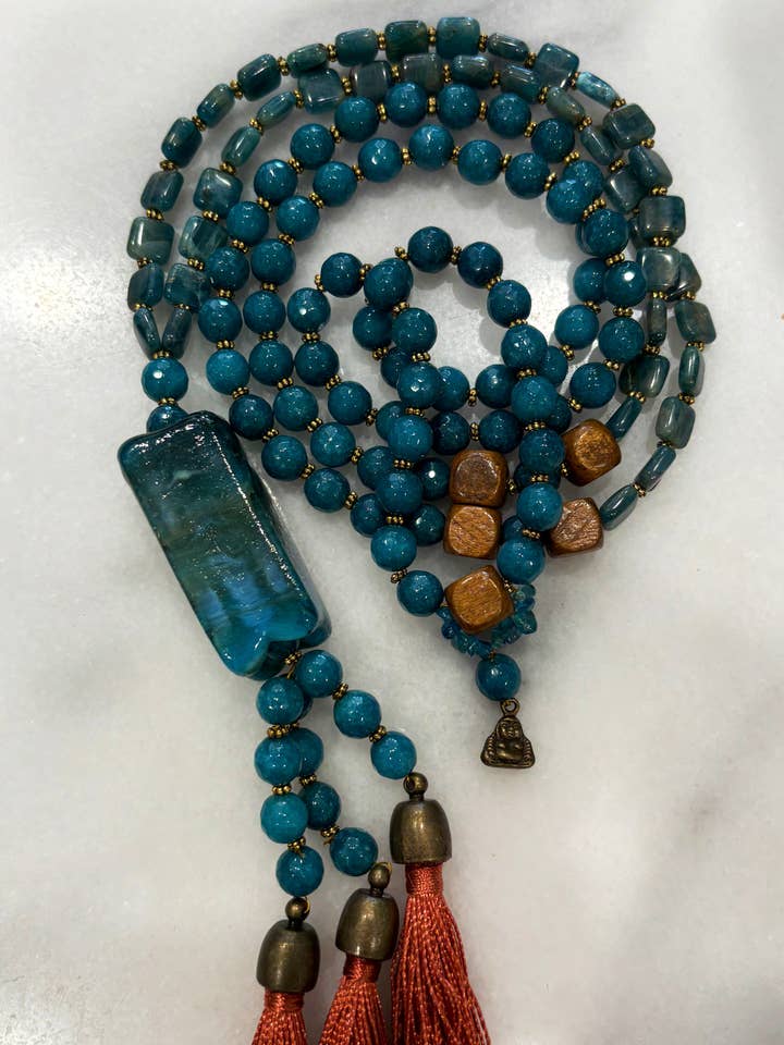 Italian Trio (Gemstone Necklace) for wholesale by Meditate With Mala, LLC