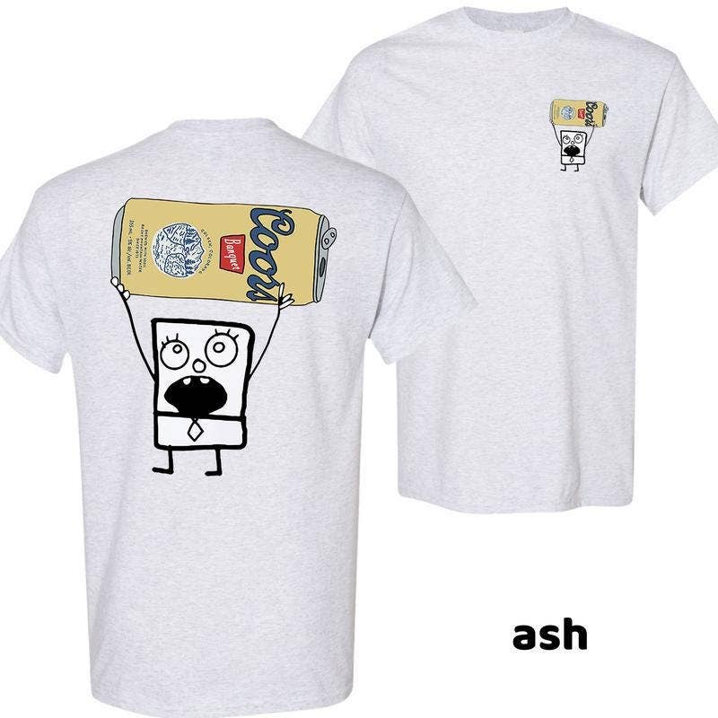 TheKingShirt - Wholesale Graphic Sweatshirt - Women's - Doodlebob Coors Banquet Funny Meme Graphic Tee for Men2