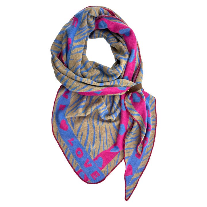 Sjaal Mae Taupe voor wholesale door LOT83