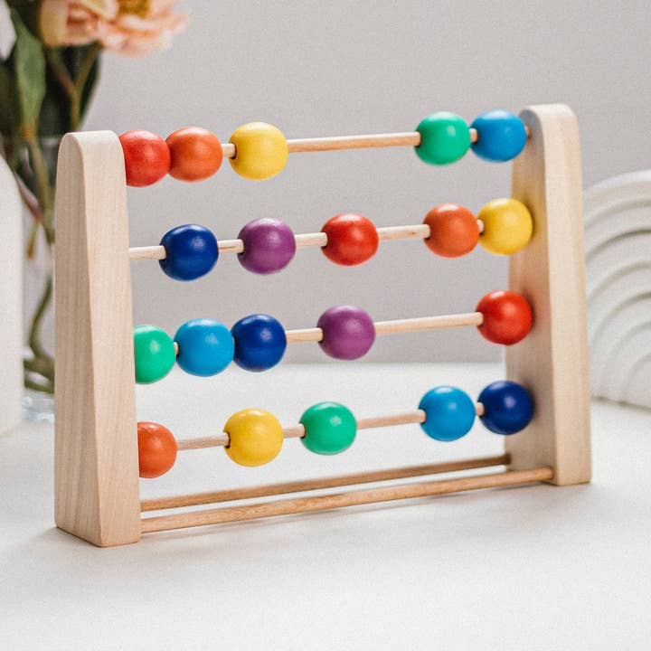 Ábaco Montessori - Brinquedo Educativo de Madeira por atacado de Busy Puzzle