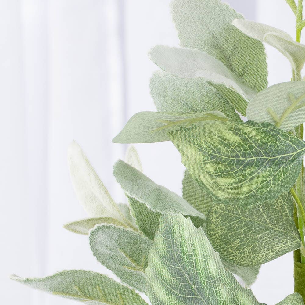 Factory Direct Craft - Wholesale Artificial flowers - Faux Lambs Ear - Select Spray or Garland3