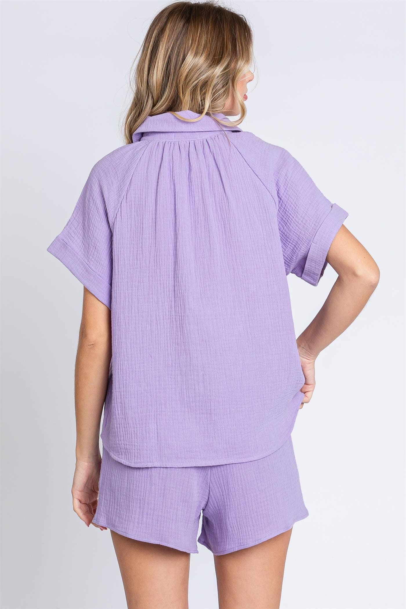 GeeGee x Lovelo - Vente Ensemble de vêtements d'intérieur – femme - Ensemble de 2 pièces Plus Gauze : WTP61501PL2