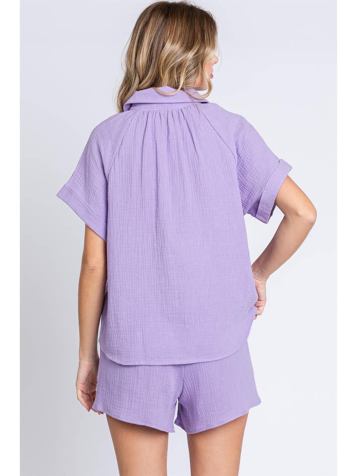 GeeGee x Lovelo - Vente Ensemble de vêtements d'intérieur – femme - Ensemble de 2 pièces Plus Gauze : WTP61501PL2