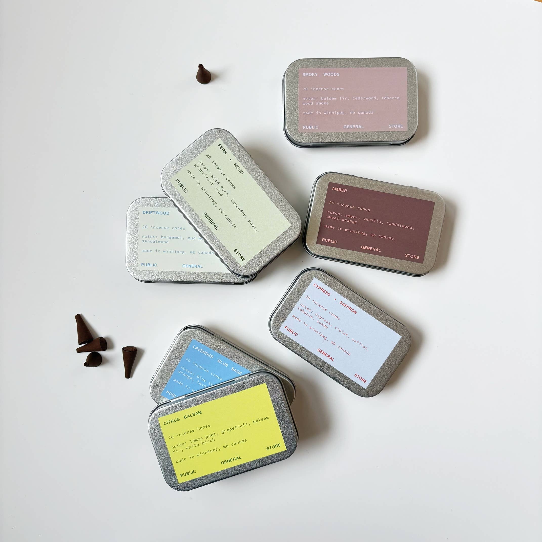 Public General Store inc - Wholesale Incense - Citrus Balsam Incense Cones1