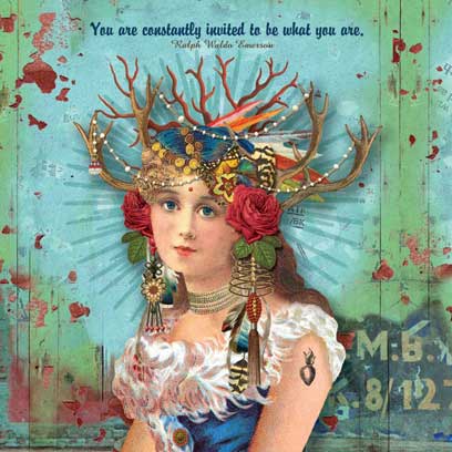 Potluck Press – Engroshandel Magnet – Vær hvad du er magnet