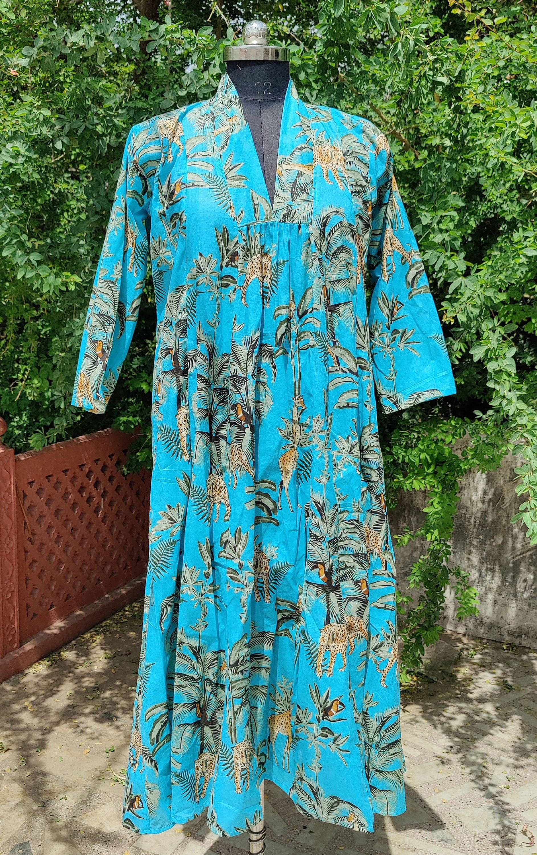 Bhawana Handicrafts - Wholesale Dress - Women's - Hand Block Print Indian Cotton Dress1