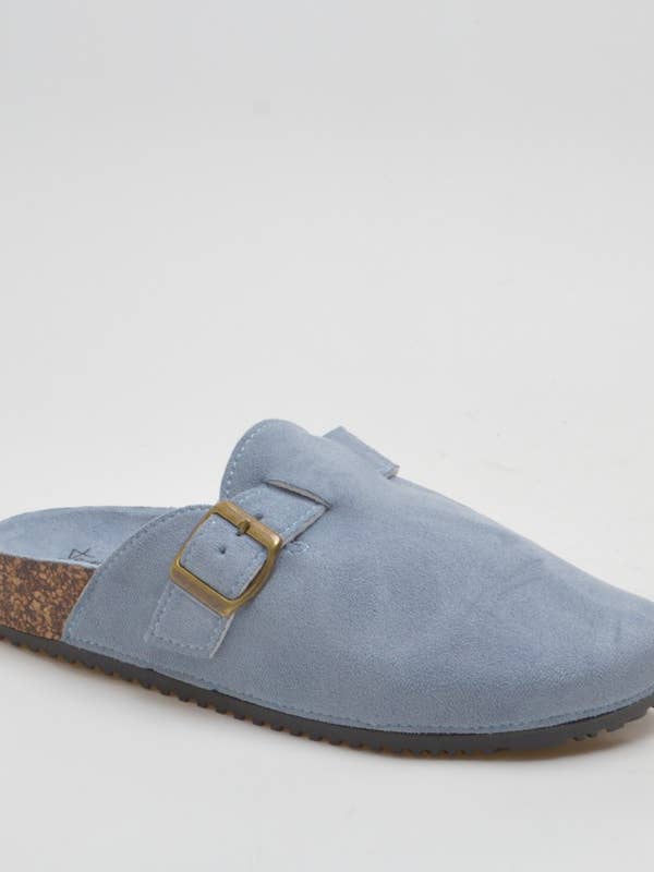 SWEET MAGIC SHOES & BAGS - Wholesale Slippers - Women's - SUEDE CLOGS WITH RUBBER SOLE4