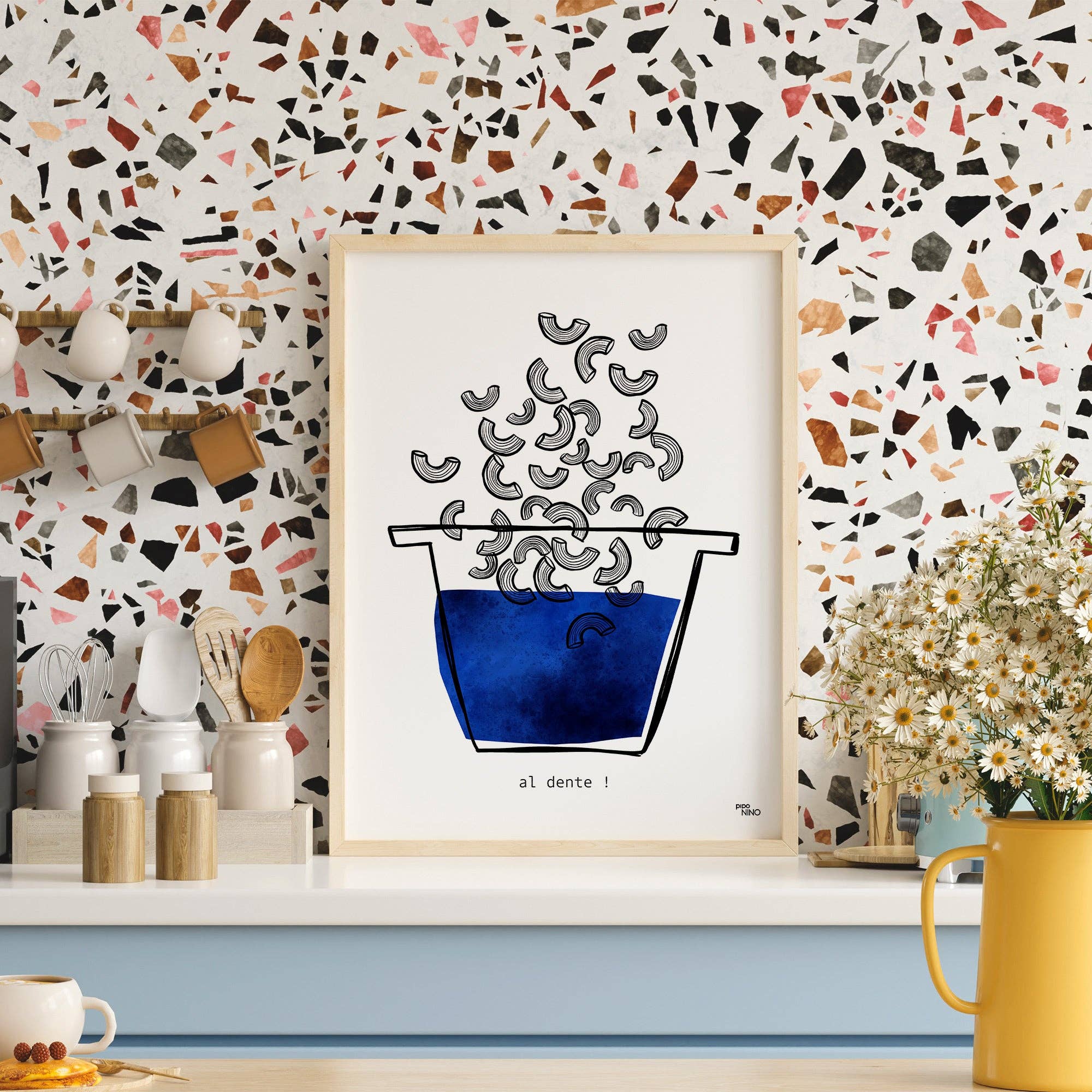 Piponino - Wholesale Poster - PASTA “AL DENTE!” kitchen poster2