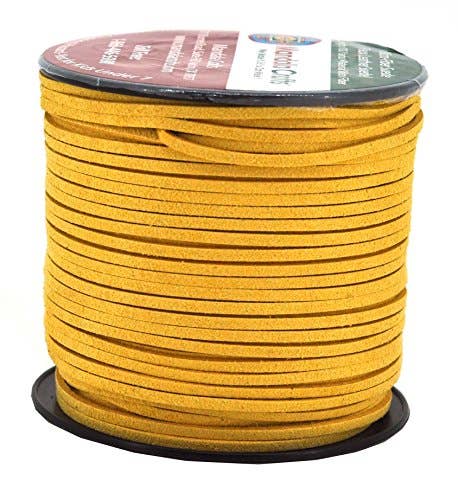 Mandala Crafts – Großhandel Bastelzubehör – Wildleder-Imitatkordel – veganes Leder für Schmuckherstellung und Perlenarbeiten16