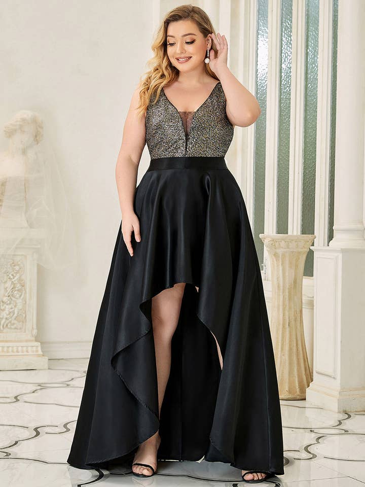 Ever-Pretty – wholesale Gown – Women's – Plus Size Shiny High-Low Prom Dresses for Women4