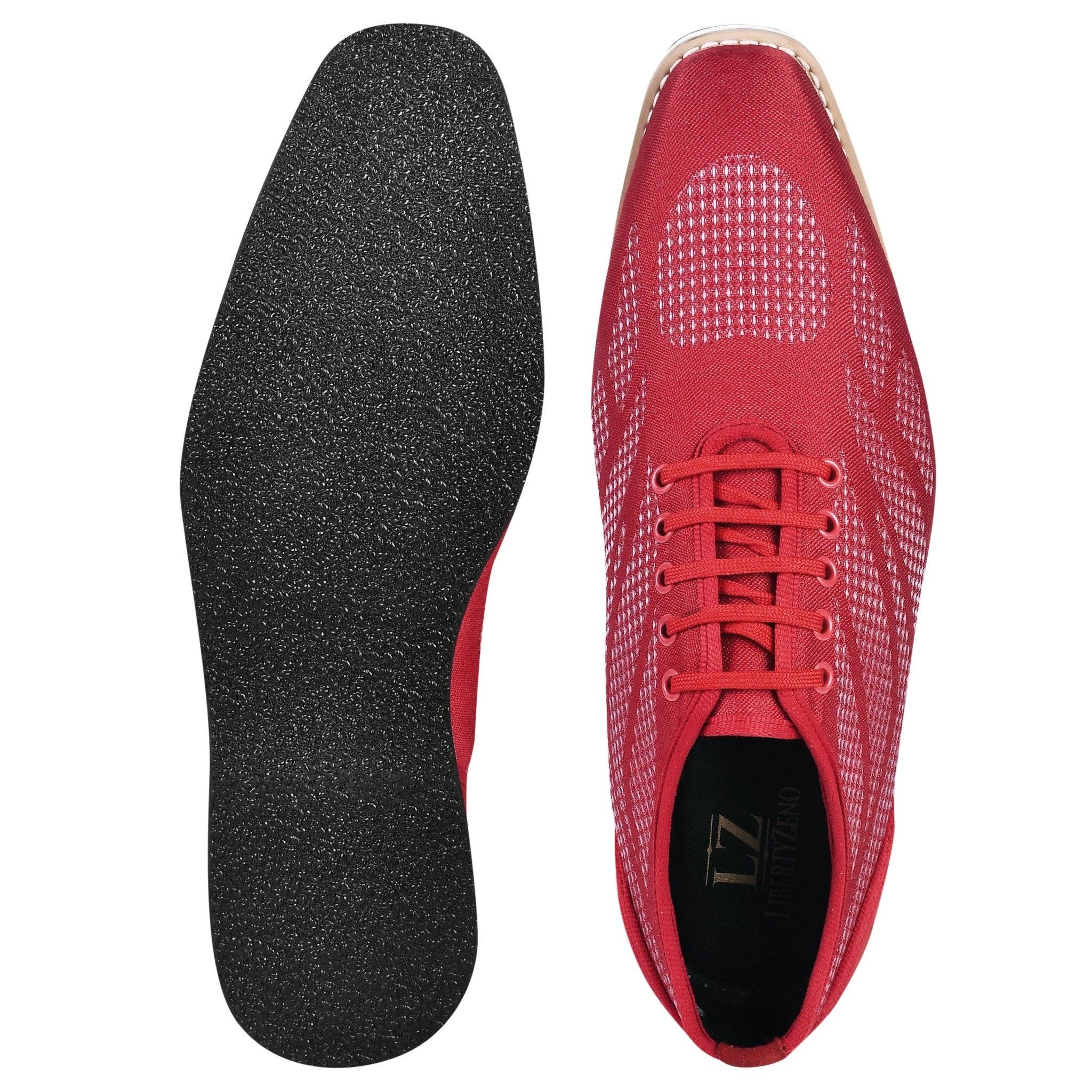 LIBERTYZENO - Wholesale Loafers - Men's - Lava Singh Mens Casual Textile Printed Buckle Shoes51