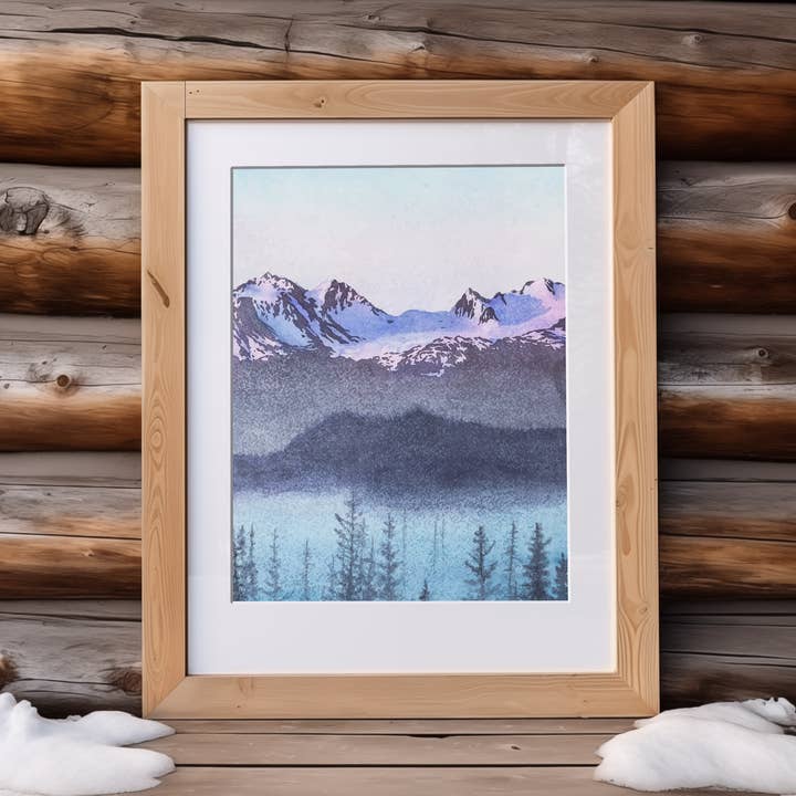 Robin Farmer Art - Wholesale Art Print - Dixon Glacier Fine Art Print