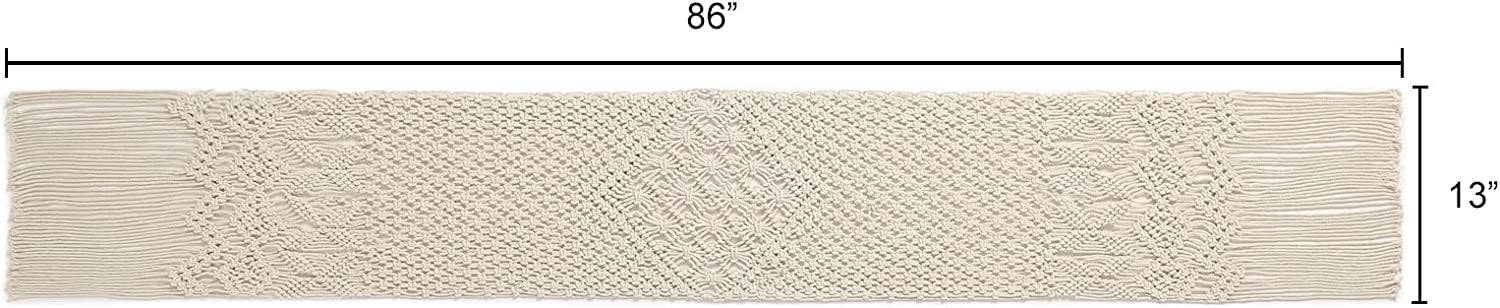 Natural · REDEARTH · Table Runner - 100% Cotton (13"x86"; Natural) for wholesale on Faire1
