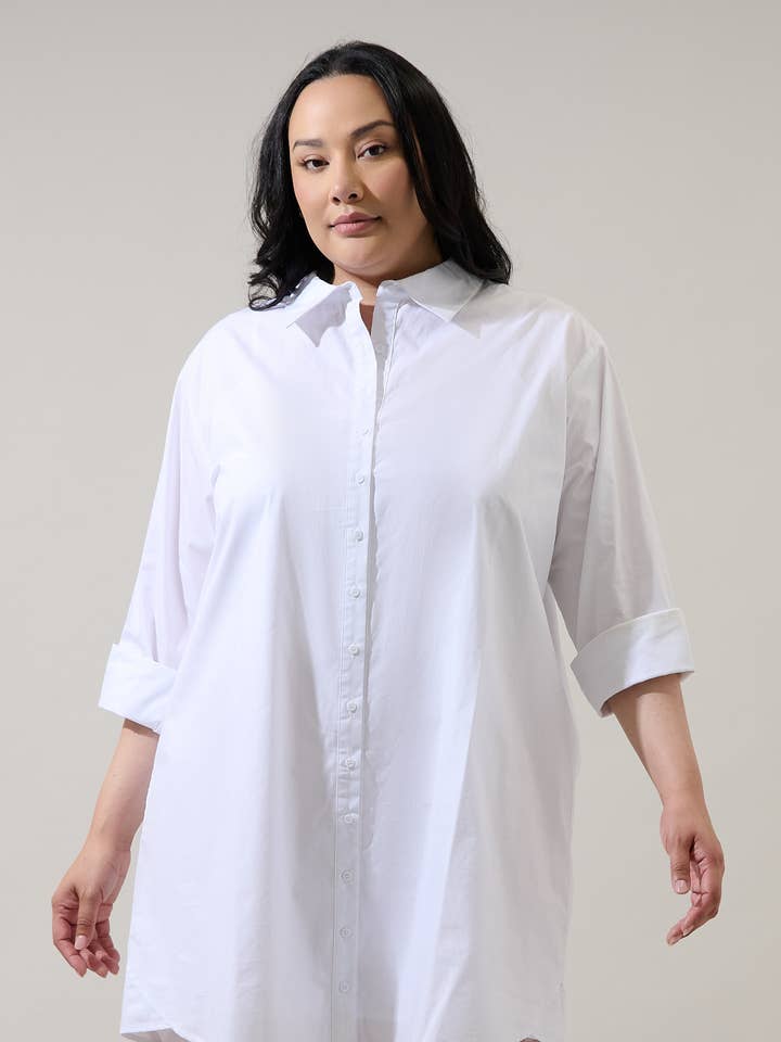 Kay Kaira Overhemdjurk Met Knoopsluiting Curve voor wholesale door Sugarlips