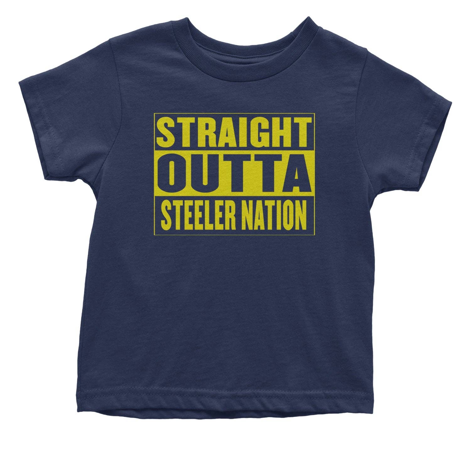 Expression Tees - Vente Body (sans pieds) – bébé - Body une pièce et t-shirt de football Straight Outta Steeler Nation pour bébé15