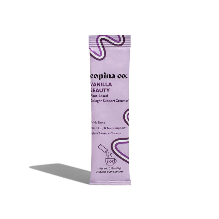 Copina Co. - Wholesale Powdered Health Drink - Vanilla Beauty Plant-Based Collagen Support Creamer Blend St1