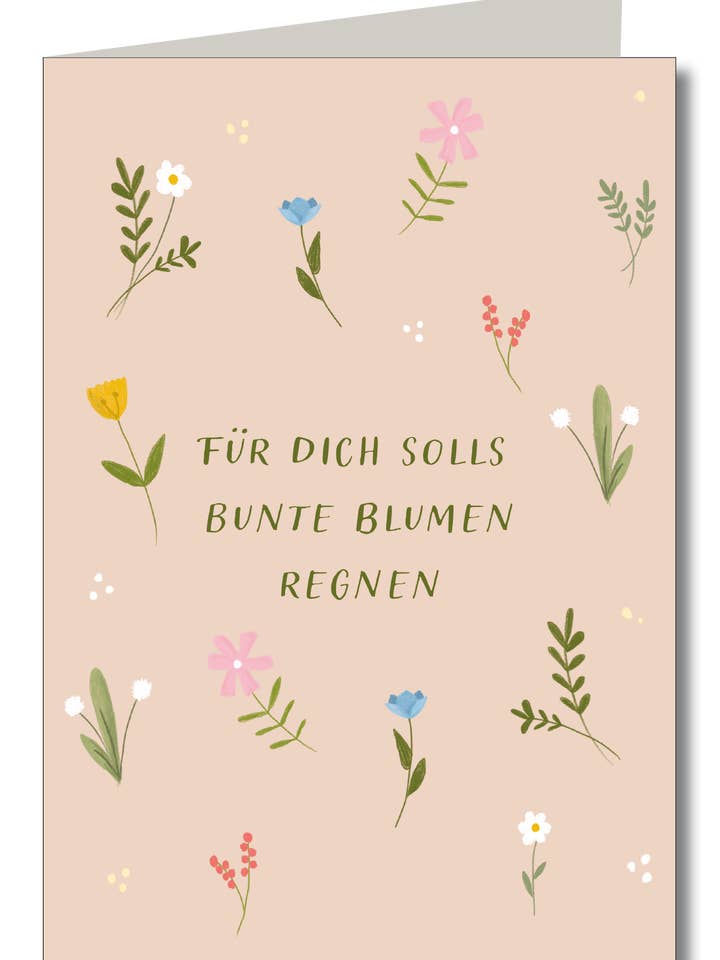 Kleurrijke bloemen zouden voor jou moeten regenen voor wholesale door KEITCARDS
