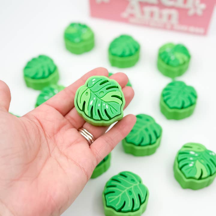 Lauren Ann Boutique & Designs - Wholesale Fidget Toy - Kids - 3D Printed Keyboard Clicker Fidgets – Monstera Leaf4