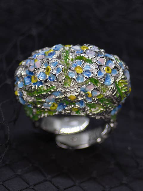 FORGET-ME-NOT RING AED101/2 for wholesale by Oggidonna