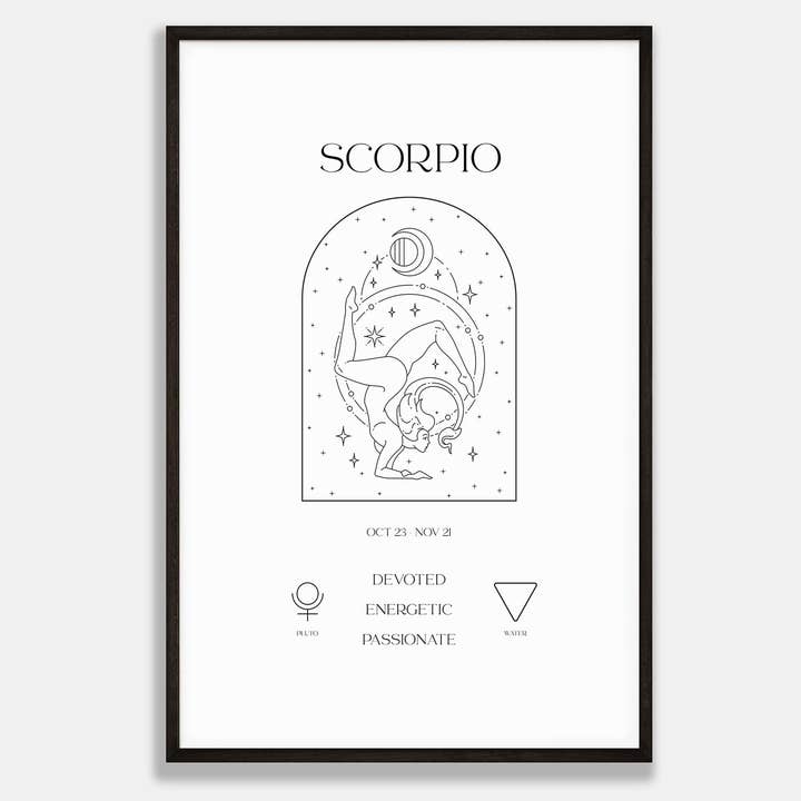 Scorpio Zodiac Print for wholesale by YourDay