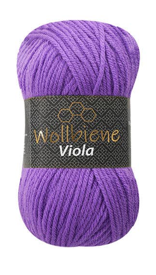 Wollbiene - Wholesale Yarn - Wool Bee Viola 100g Polyacrylic many colors11