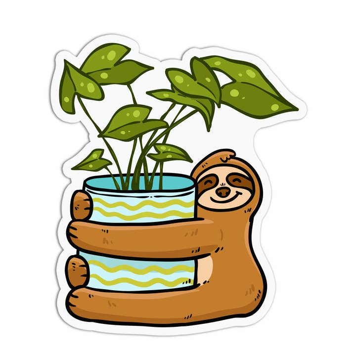 Planta Cute em Adesivos Vinil Texturados por atacado de Girls Printing House