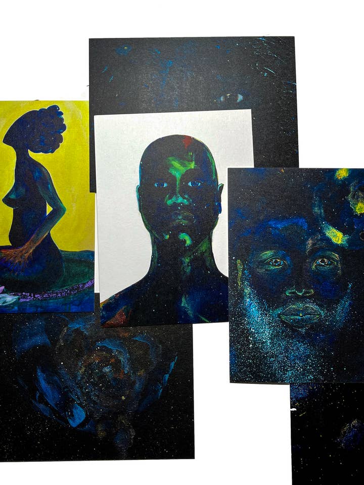 Boundless Collector Postcard Set for wholesale by Kelly U Fine Art Studio