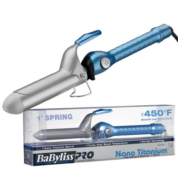 Wholesale BABYLISS SPRING IRON 1 NANO TITANIUM for your store Faire