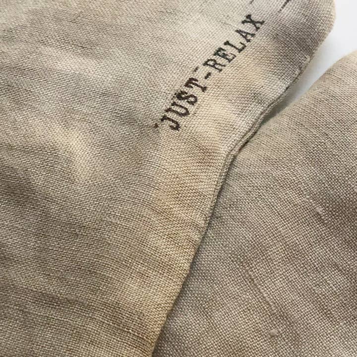 Blanco Cojín relajante para los ojos -Lino/lavanda- personalizable de venta al por mayor en Faire