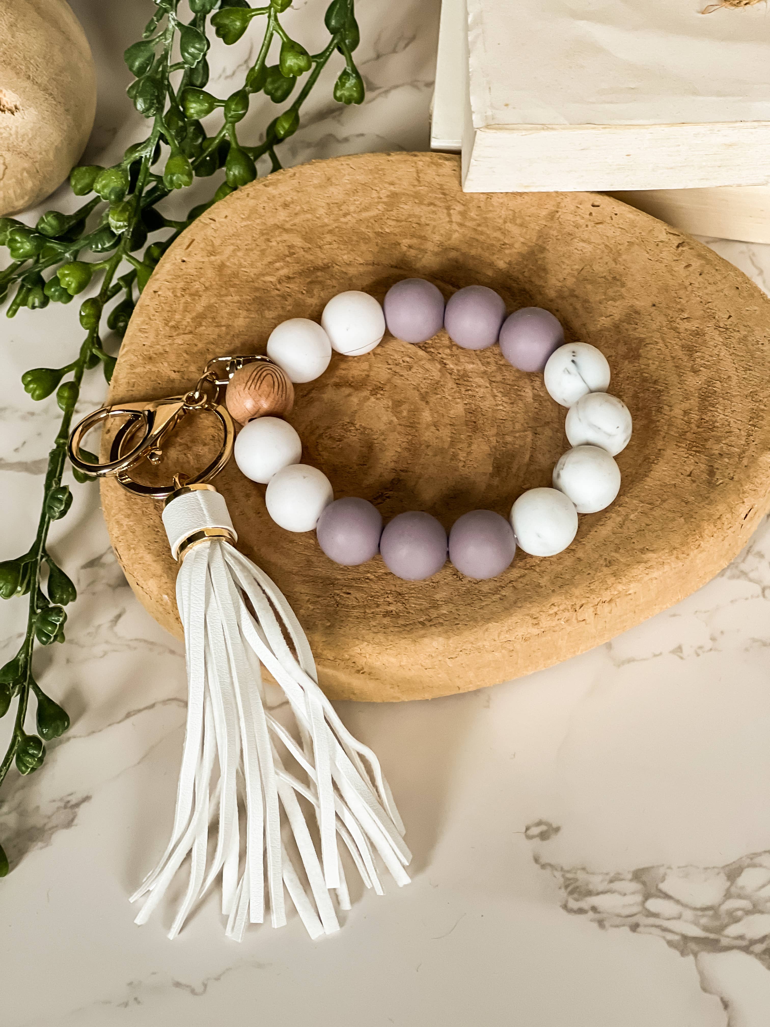 The Inspiration Haven - Vente Porte-clés – femme - Porte-clés bracelet en perles de silicone11