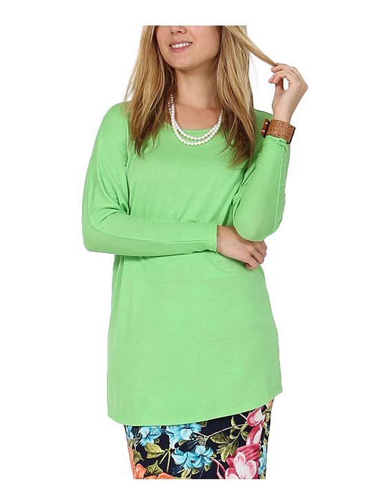 42POPS - Wholesale Tunic - Women's - ...SI-6187 Plus Size Dolman Tunic
