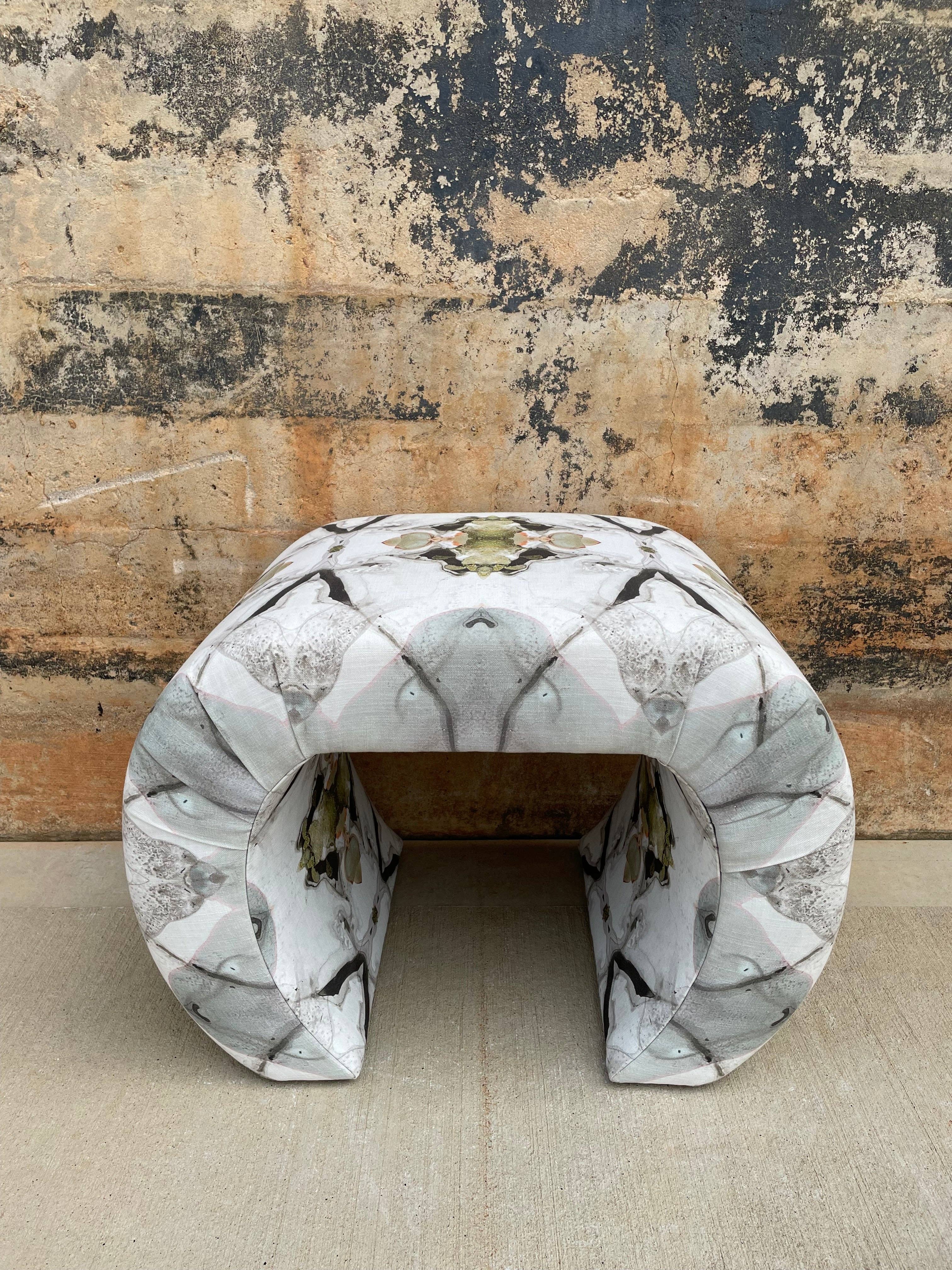 Windy O'Connor Art & Home - Wholesale Ottoman - Icicles Ottoman3